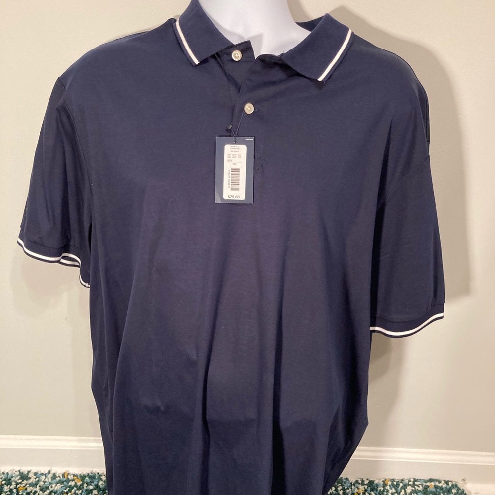 Cremieux Classics Navy Blue Polo Shirt  - 2XL S85KX660